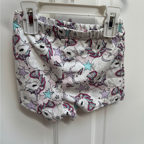 NWOT The Children's Place 18-24M Unicorn Print Soft Shorts - Picture 4 of 5